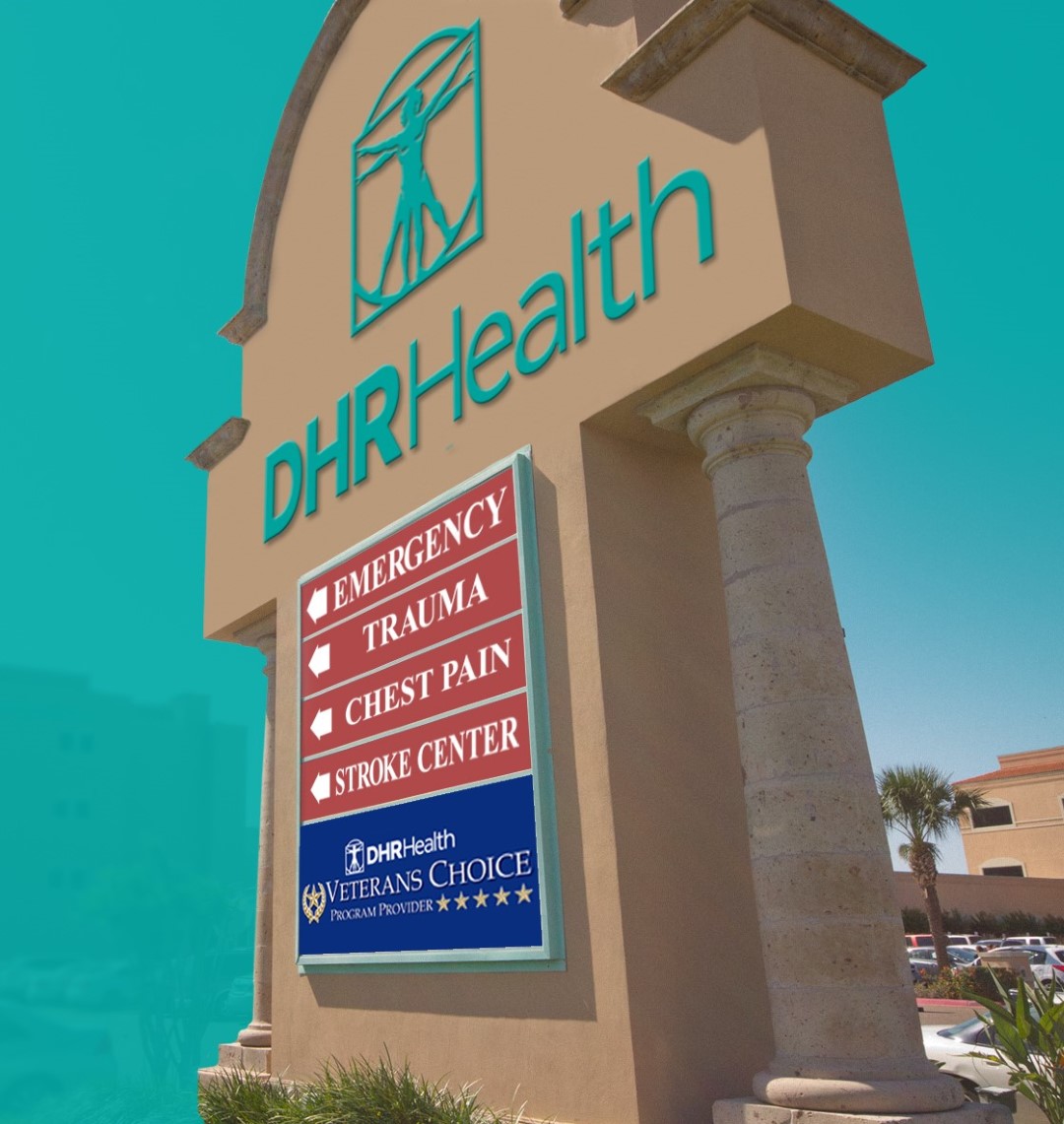 Cropped DHR Health Marquee Sign
