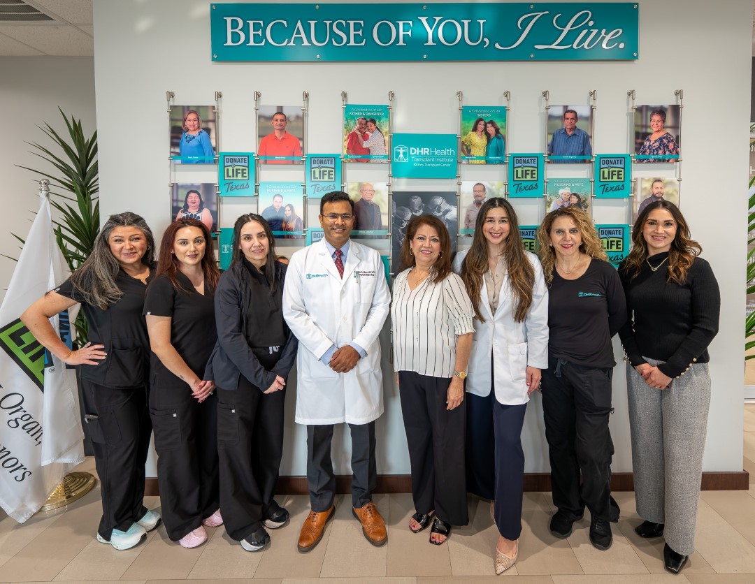 Group Photo With Ms. Vega And Transplant Team